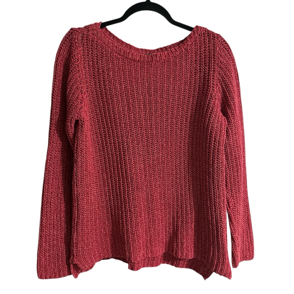 Lauren by Ralph Lauren Pink Chunky Knit Sweater